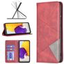 Mobigear Rhombus Slim Samsung Galaxy A73 Hoesje Bookcase - Rood
