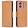 Mobigear Excellent Motorola Moto E14 Hoesje Bookcase Portemonnee - Cognac