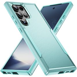 Mobigear Heavy Armor Samsung Galaxy S24 Ultra Hoesje Hardcase Backcover Shockproof - Groen