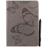 Mobigear Butterfly iPad 8 (2020) Hoes Bookcase + Stylus Houder - Grijs