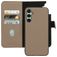 Mobiparts Samsung Galaxy A34 Hoesje Echt Leer Uitneembare 2in1 Bookcase Portemonnee - Taupe