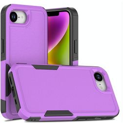 Mobigear Heavy Armor iPhone 17e Hoesje Hardcase Backcover Shockproof - Paars