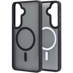 Mobiparts Hardcover Samsung Galaxy S26 Plus MagSafe Hoesje Hardcase Backcover - Satin Black