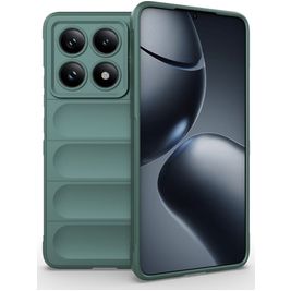 Mobigear Bumpy Xiaomi 14T Pro Hoesje Flexibel TPU Backcover - Groen