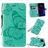 Mobigear Butterfly iPhone 11 Hoesje Bookcase Portemonnee - Turquoise