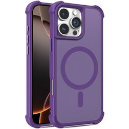 Mobigear Armor Shield iPhone 16 Pro Max MagSafe Hoesje Hardcase Backcover - Paars