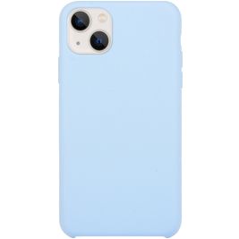 Mobigear Rubber Touch iPhone 15 Siliconen Hoesje Backcover - Blauw Mobigear Rubber Touch iPhone 15 Siliconen Hoesje Backcover - Blauw