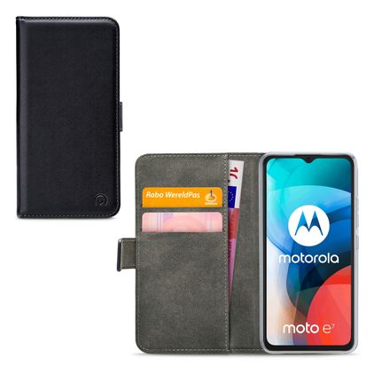 Mobilize Classic Gelly Wallet Motorola Moto E7 Plus Hoesje Bookcase Portemonnee - Zwart