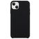 Mobigear Rubber Touch iPhone 15 Siliconen Hoesje Backcover - Zwart