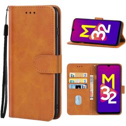 Mobigear Wallet Samsung Galaxy M32 5G Hoesje Bookcase Portemonnee - Bruin