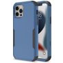 Mobigear Ultra Tough iPhone 14 Plus Hoesje Hardcase Backcover Shockproof - Zwart / Blauw
