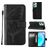 Mobigear Butterfly Realme 9 Pro Hoesje Bookcase Portemonnee - Zwart