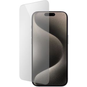 Mobiparts Regular iPhone 15 Pro Glazen Screenprotector - Case Friendly