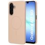 Mobiparts Slim Line Samsung Galaxy A17 MagSafe Hoesje Hardcase Backcover - Dune Sand