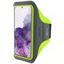 Mobiparts Comfort Fit Telefoonhouder Hardlopen Samsung Galaxy S20 Sport Hoesje Neopreen Sportarmband - Neon Green