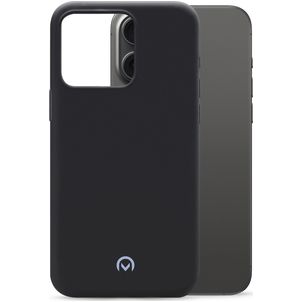 Mobilize Rubber Gelly iPhone 15 Pro Max Hoesje Flexibel TPU Backcover - Matt Black