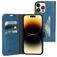 Mobiparts Classic Wallet iPhone 14 Pro Max Hoesje Bookcase Portemonnee - Steel Blue