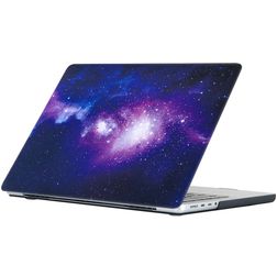 Mobigear Design MacBook Pro 16 Inch (2021-2026) Hoes Hardshell Laptopcover MacBook Case - Galaxy - Model A2485 / A2780 / A2991 / A3186 / A3428 / A3429