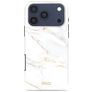MIO iPhone 18 Pro MagSafe Hoesje Hardcase Backcover - White Marble