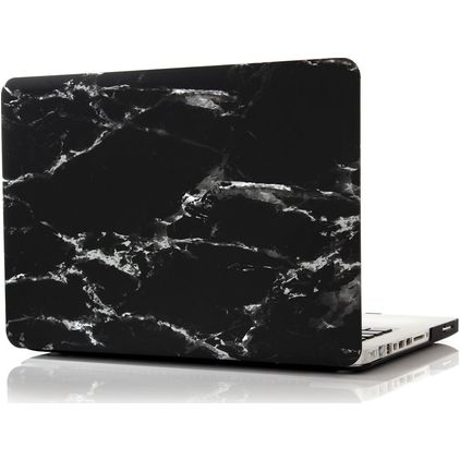 Mobigear Marble MacBook Pro 15 Inch (2008-2012) Hoes Hardshell Laptopcover MacBook Case - Zwart - Model A1260 / A1286