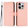 Mobigear Urban Wallet iPhone 16 Pro Hoesje Bookcase Portemonnee - Roze