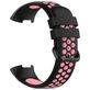 Mobigear Sport Plus Buckle Siliconen Fitbit Charge 4 Bandje Gespsluiting - Zwart / Roze