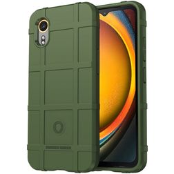 Mobigear Rugged Shield Samsung Galaxy Xcover 7 Hoesje Flexibel TPU Backcover Shockproof - Groen