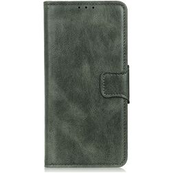 Mobigear Classy Xiaomi Redmi Note 10 4G Hoesje Bookcase Portemonnee - Groen