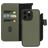 Mobiparts iPhone 15 Pro Max MagSafe Hoesje Echt Leer Uitneembare 2in1 Bookcase Portemonnee - Groen