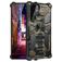 Mobigear Armor Stand Samsung Galaxy S22 Ultra Hoesje Hardcase Backcover Shockproof met Standaard - Groen