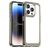 Mobigear Crystal iPhone 15 Pro Max Hoesje Hardcase Backcover - Transparant / Grijs