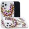 Mobigear Design iPhone 12 Hoesje Flexibel TPU Backcover - Bloemen