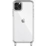 Mobigear Mix & Match Doorzichtig iPhone 11 Pro Max Flexibel TPU Hoesje met koord - Transparant