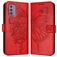 Mobigear Butterfly Nokia G42 Hoesje Bookcase Portemonnee - Rood