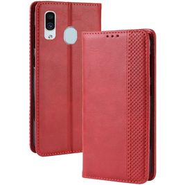 Mobigear Sensation Samsung Galaxy A20e Hoesje Bookcase Portemonnee - Rood
