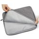 Mobigear Denim Zipper Laptop Sleeve 15 - 16 inch Laptop hoes - Paars