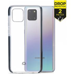 Mobilize Shatterproof Samsung Galaxy Note 10 Lite Hoesje Hardcase Backcover Shockproof - Transparant / Zwart