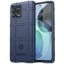 Mobigear Rugged Shield Motorola Moto G72 Hoesje Flexibel TPU Backcover Shockproof - Blauw