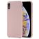 Mobigear Rubber Touch iPhone XR Siliconen Hoesje Backcover - Roségoud