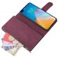 Mobigear Zipper Huawei P40 Hoesje Bookcase Portemonnee - Rood
