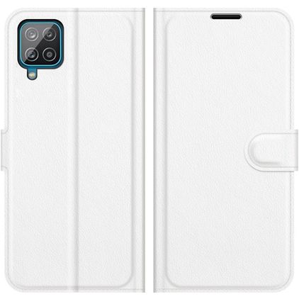 Mobigear Classic Samsung Galaxy A22 4G Hoesje Bookcase Portemonnee - Wit