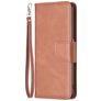 Mobigear Excellent OPPO A76 Hoesje Bookcase Portemonnee - Bruin