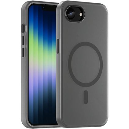 Mobigear Shockproof iPhone 16e MagSafe Hoesje Hardcase Backcover - Zwart