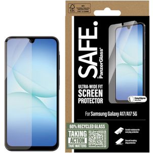 SAFE by PanzerGlass Ultra-Wide-Fit Samsung Galaxy A17 Glazen Screenprotector - Case Friendly