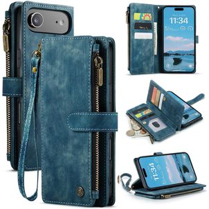 CaseMe C30 iPhone Air Hoesje Bookcase Portemonnee - Blauw