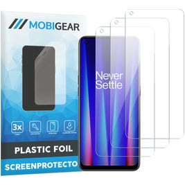 Mobigear OnePlus Nord CE 2 Screenprotector Folie - Case Friendly (3-Pack)