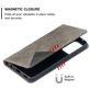 Mobigear Rhombus Magnetic Leather Wallet Case Gray Samsung Galaxy A52 5G