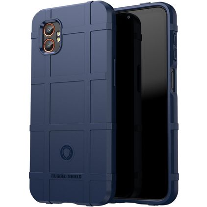 Mobigear Rugged Shield Samsung Galaxy Xcover 7 Pro Hoesje Flexibel TPU Backcover Shockproof - Blauw