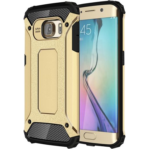 Mobigear Outdoor Samsung Galaxy S6 Edge Hoesje Hardcase Backcover Shockproof - Goud