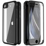 Valenta Full Cover iPhone 7 Hoesje Gehard Glas Backcover Shockproof - Zwart